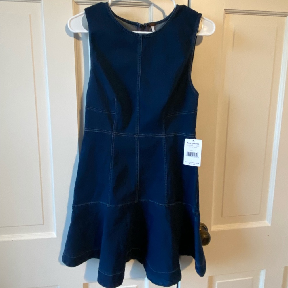 Free People “Alex” Denim Dress NWT